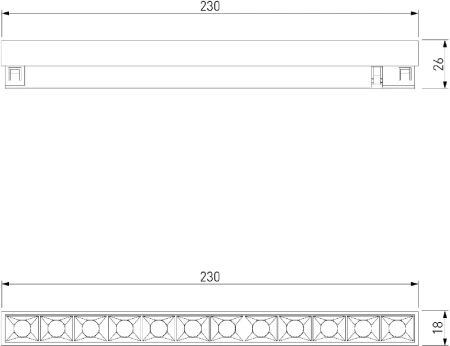 Brass Line Трековый светильник 10W 4000K латунь Elektrostandard 85528/01