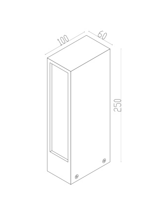 Ландшафтный светодиодный светильник Maytoni Hof O422FL-L6GF