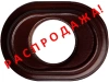 Рамка (овал) вишня темная для внутреннего монтажа Salvador РЕТРО C11CH