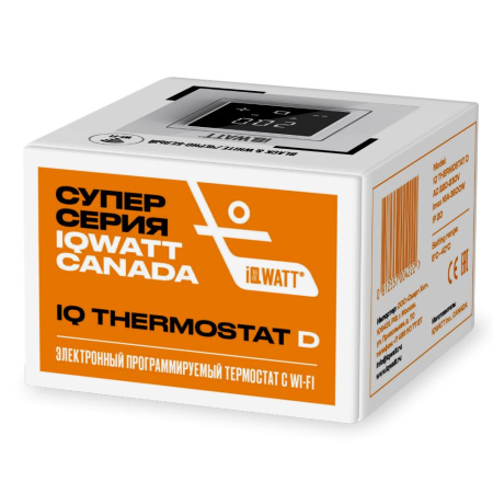 Терморегулятор IQ THERMOSTAT D black/white WI-FI (CN1971)