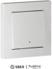 Умный выключатель проходной одноклавишный с подсветкой Zigbee 10А, L+N, Systeme Electric AtlasDesign Smart БЕЛЫЙ ATN000113Z