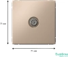 GAL001291 Systeme Electric Schneider Electric ArtGallery цвет песочный