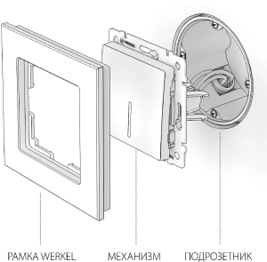 W1110103 Werkel Werkel механизмы бежевые