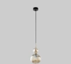 Подвесной светильник с плафонами из фактурного стекла TK Lighting 11040 Sophia Cognac