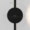 Cветильник настенный светодиодный Illume черный 3000K Elektrostandard 40154/LED