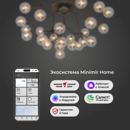 Умный потолочный светильник Bogate's 544