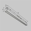 Трековый светильник светодиодный Maytoni Exility Points TR031-4-24W3K-M-DS-B