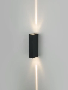 Уличный настенный светильник Blaze LED 3000K черный IP65 Elektrostandard 35136/W черный