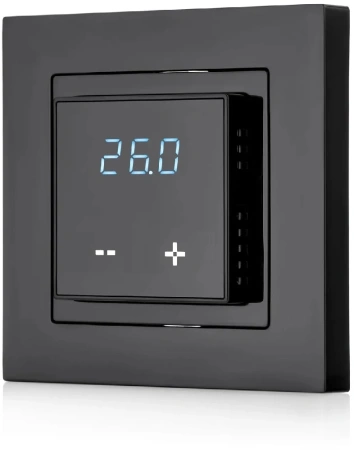 Терморегулятор WARMSHTEIN Touch черный (CN2802)