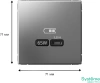 GAL000927 Systeme Electric Schneider Electric ArtGallery цвет сталь