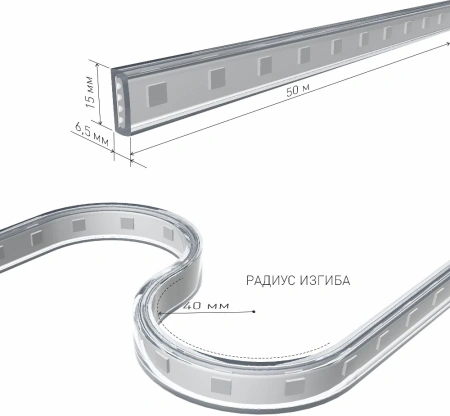 Светодиодная лента 220 В 11 Вт/м 60 Led/м 5050 IP65, RGB, 50 м Elektrostandard Лента светодиодная 220V 11W 60Led 5050 IP65 мульти, 50 м