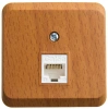 Розетка компьютерная открытой установки Systeme Electric Etude, бук KOMA-001T