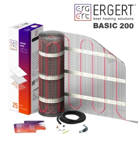 Нагревательный мат ERGERT Basic 200 - 12,0 кв.м. (ETMB2002400)