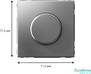 GAL000923 Systeme Electric Schneider Electric ArtGallery цвет сталь