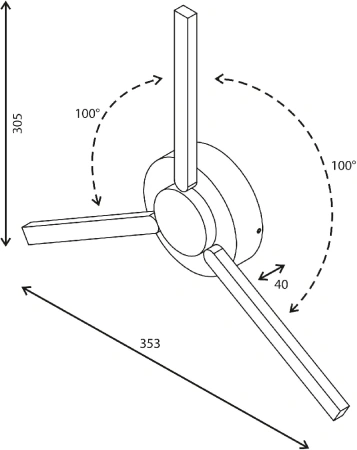 Пылевлагозащищенный светодиодный светильник с поворотным механизмом Lever IP54 Elektrostandard 1665 Techno LED белый