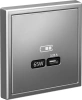 GAL000927 Systeme Electric Schneider Electric ArtGallery цвет сталь