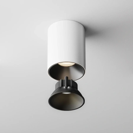 Декоративная черная рамка-отражатель для светильников серии Alfa LED Maytoni Accessories Ring8-10W-RD-B