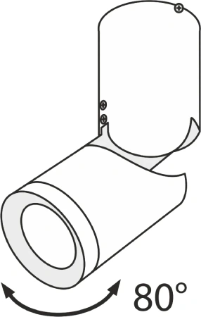 Спот светодиодный Maytoni Tube C019CW-01B