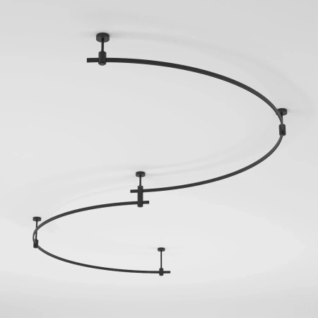 Esthetic Magnetic Шинопровод Round черный Ø1500 Elektrostandard 85217/00