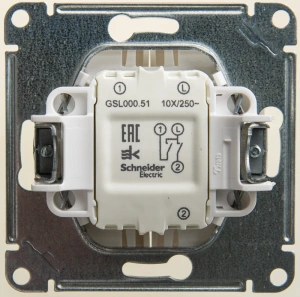 GSL000651 Systeme Electric Schneider Glossa перламутр