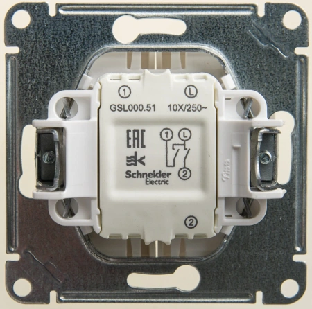 GSL000651 Systeme Electric Schneider Glossa перламутр