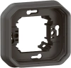Опорная рама скрытого монтажа Legrand Plexo на 1 комплект - антрацит 069606L