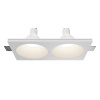 Светильник встраиваемый Maytoni Gyps Modern DL129-GU10-02-W