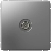 TV Розетка проходная 4DB Systeme Electric ArtGallery, сталь GAL000992