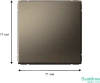GAL000671 Systeme Electric Schneider Electric ArtGallery цвет мокко