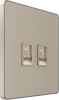 Розетка информационная С/У RJ-45 кат.5e 2-я, Песчаный берег Systeme Electric Infinity (FSE000585)