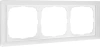 Рамка 3-пост Systeme Electric ArtGallery Pure матовое органическое стекло БЕЛЫЙ GAL330103