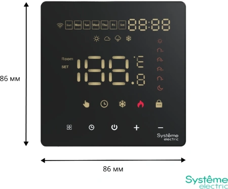 GAL001038 Systeme Electric Schneider Electric ArtGallery цвет карбон