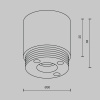 Конечная заглушка для системы Maytoni Shelf CA021EC-B