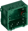 Коробка установочная 86х86 мм, стыкуемая, для сплошных стен, Зеленый Systeme Electric Infinity (FSE350000)
