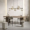 Подвесной светильник со стеклянными плафонами TK Lighting 11037 Lava Brown