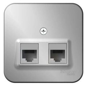 BLNIA045113 Systeme Electric Schneider Blanca накладной монтаж цвет алюминий