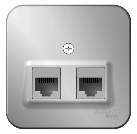 BLNIA045113 Systeme Electric Schneider Blanca накладной монтаж цвет алюминий
