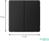 GAL001051 Systeme Electric Schneider Electric ArtGallery цвет карбон