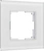 Рамка из стекла на 1 пост Werkel Senso белый soft-touch W0013101