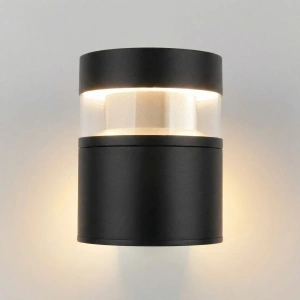 Уличный настенный светильник 1530 TECHNO LED 3000K чёрный Elektrostandard 1530 TECHNO LED черный