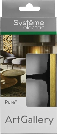 GAL312402 Systeme Electric Рамки Systeme Electric ArtGallery Pure