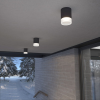 Уличный потолочный светильник Light LED 2107 IP54 Elektrostandard 35140/H черный