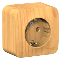 BLNRA010115 Systeme Electric Schneider Blanca накладной монтаж цвет ясень