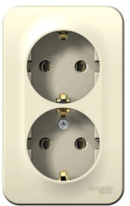 BLNRA010212 Systeme Electric Schneider Blanca накладной монтаж цвет молочный