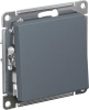 Выключатель 1-клавишный Systeme Electric AtlasDesign, сх.6, 10АХ, мех., быстрозажим. клем., ГРИФЕЛЬ ATN000761S