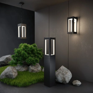 Ландшафтный светодиодный светильник Frame LED IP54 Elektrostandard 1529 TECHNO LED черный