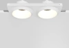 Светильник встраиваемый Maytoni Gyps Modern DL124-GU10-02-TRS-W