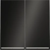 Выключатель двухклавишный с подсветкой 10А Voltum S70 METAL антрацит Soft touch металл (VLS0201M + VLSM000412 + VLS080401)