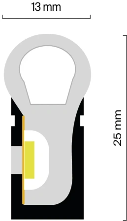 Гибкий неон 8Вт/м 220V 2700K IP65 50м Maytoni Гибкий неон 220В 201229