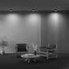 Потолочный светодиодный светильник Maytoni Zon C032CL-12W3K-RD-B